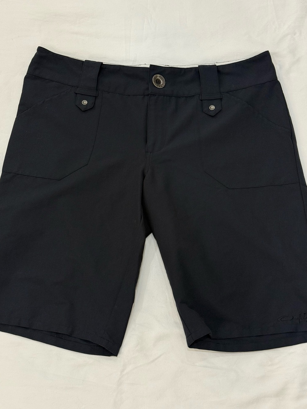 Oakley Women's Black Athletic Bermuda Shorts